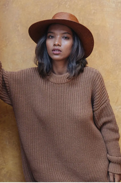 Boyfriend Chunky Knit Sweater – De Mita